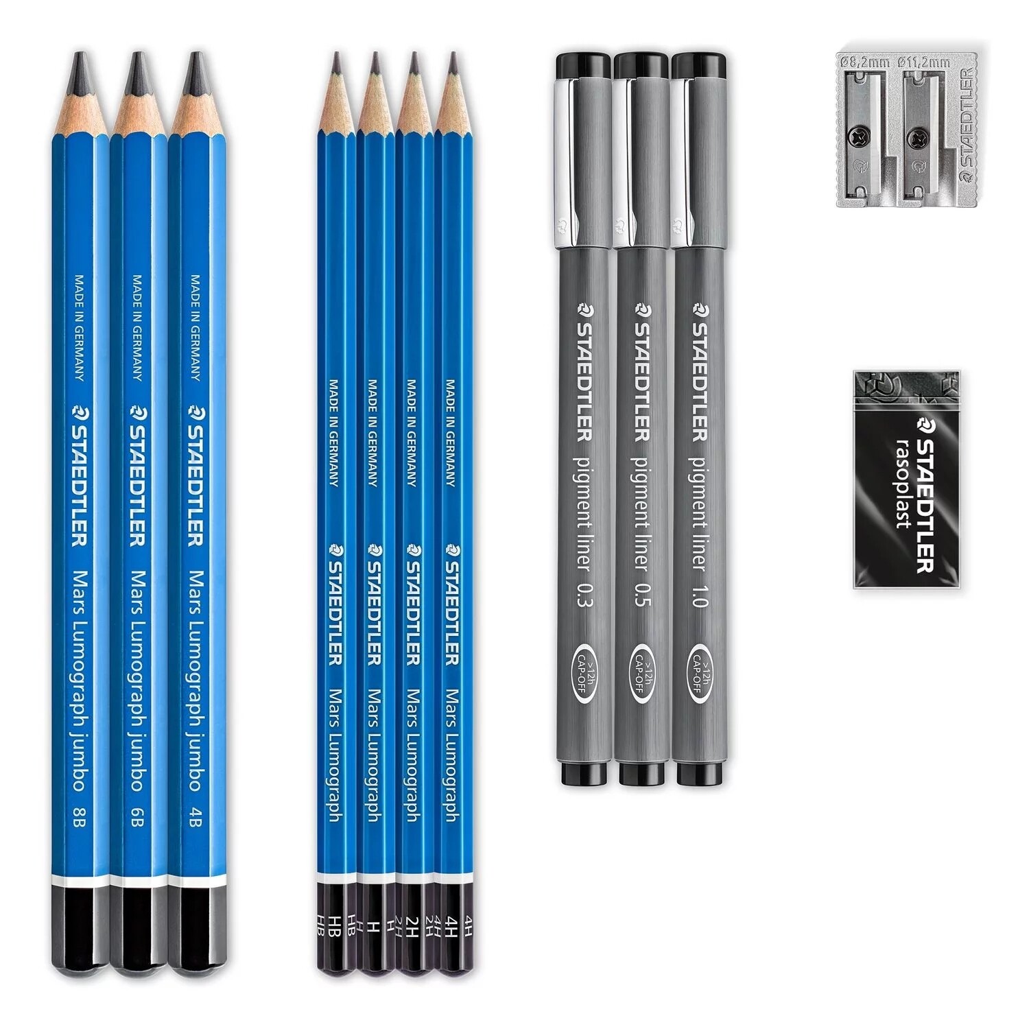 Amazon.com: Dyvicl Professional Drawing Sketching Pencil Set - 12 Pieces Drawing  Pencils 10B, 8B, 6B, 5B, 4B, 3B, 2B, B, HB, 2H, 4H, 6H Graphite Pencils for  Beginners & Pro Artists