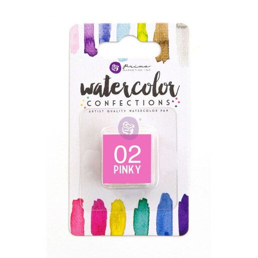 Watercolor Confections - Pinky