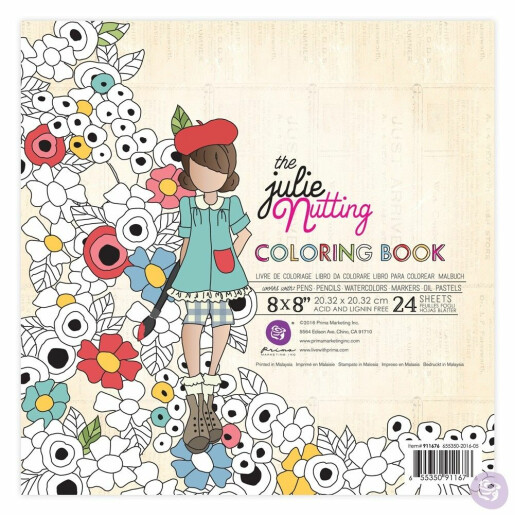 Julie Nutting watercolor paper Coloring Book