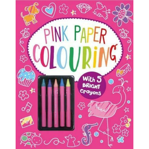 Pink Paper Colouring Book