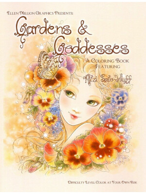 Gardens and Goddesses - coloring book - coloring book Mitzi Sato-Wiuff