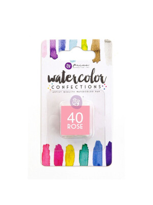 Watercolor Confections - Rose