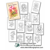 Garden Sprites - coloring book Mitzi Sato-Wiuff